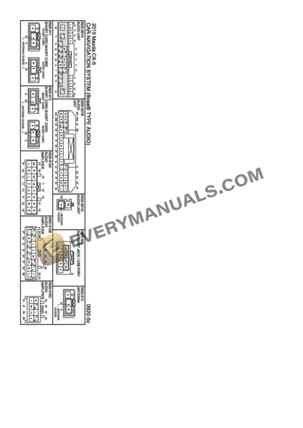 Mazda Truck CX-5 AWD 2015 Electrical Diagrams L4-2.0L (SKYACTIV-G) 7 Mazda Truck CX-5 AWD 2015 Electrical Diagrams L4-2.0L (SKYACTIV-G) - Image 5