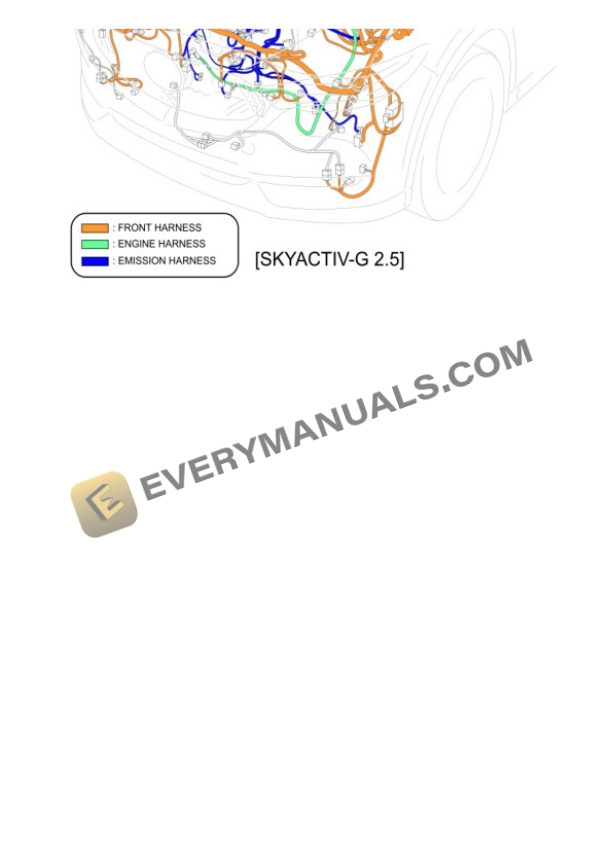 Mazda Truck CX-5 AWD 2023 Electrical Diagrams L4-2.5L (SKYACTIV-G) 4 Mazda Truck CX-5 AWD 2023 Electrical Diagrams L4-2.5L (SKYACTIV-G) - Image 2
