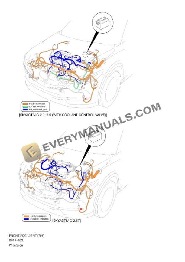 Mazda Truck CX-5 FWD 2020 Electrical Diagrams L4-2.5L (SKYACTIV-G) 5 Mazda Truck CX-5 FWD 2020 Electrical Diagrams L4-2.5L (SKYACTIV-G) - Image 3