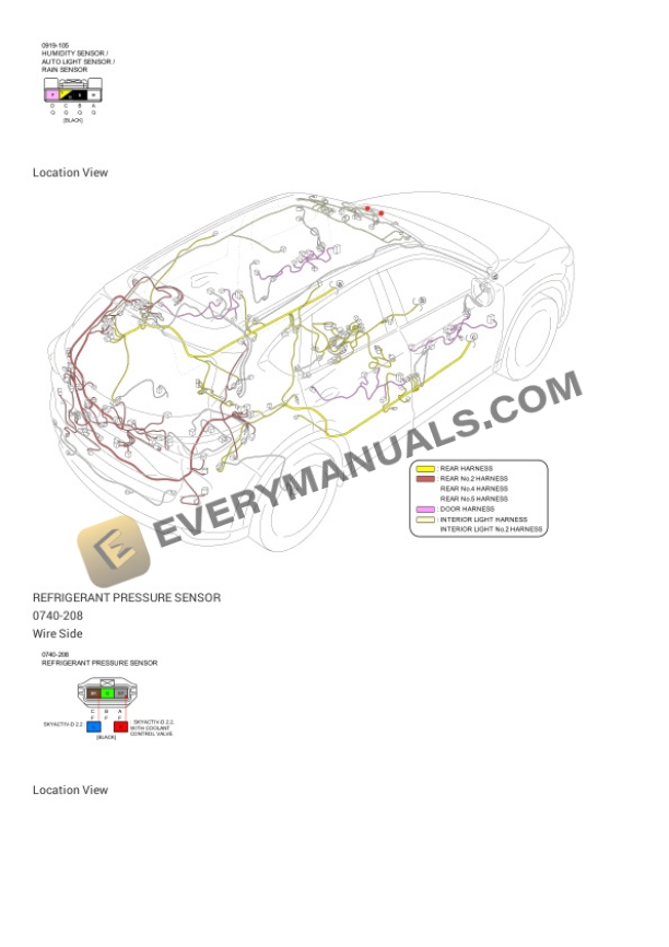 Mazda Truck CX-5 FWD 2020 Electrical Diagrams L4-2.5L (SKYACTIV-G) 6 Mazda Truck CX-5 FWD 2020 Electrical Diagrams L4-2.5L (SKYACTIV-G) - Image 4