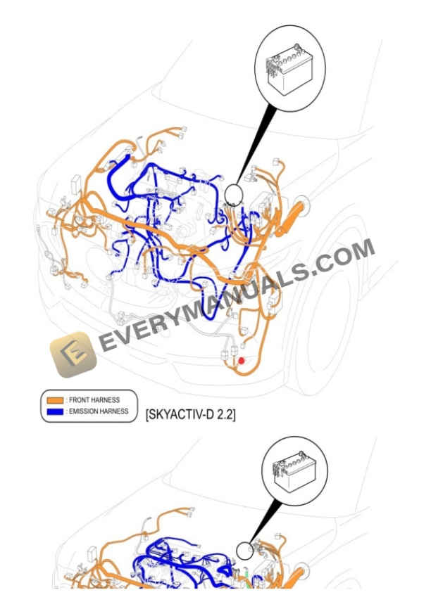 Mazda Truck CX-5 FWD 2021 Electrical Diagrams L4-2.5L (SKYACTIV-G) 4 Mazda Truck CX-5 FWD 2021 Electrical Diagrams L4-2.5L (SKYACTIV-G) - Image 2