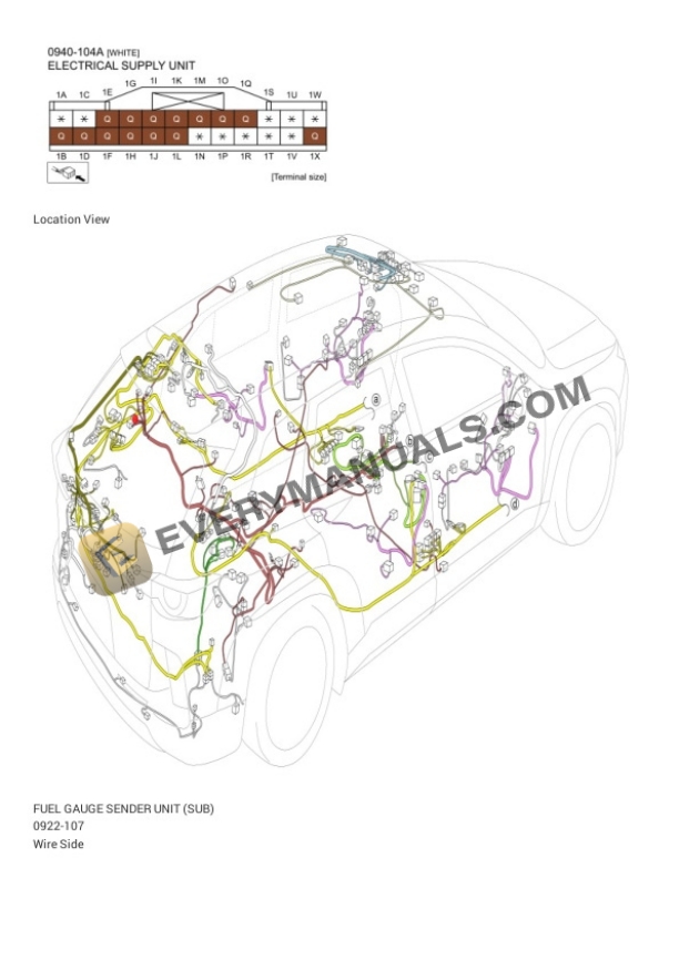 Mazda Truck CX-50 AWD 2023 Electrical Diagrams L4-2.5L Turbo (SKYACTIV-G) 6 Mazda Truck CX-50 AWD 2023 Electrical Diagrams L4-2.5L Turbo (SKYACTIV-G) - Image 4