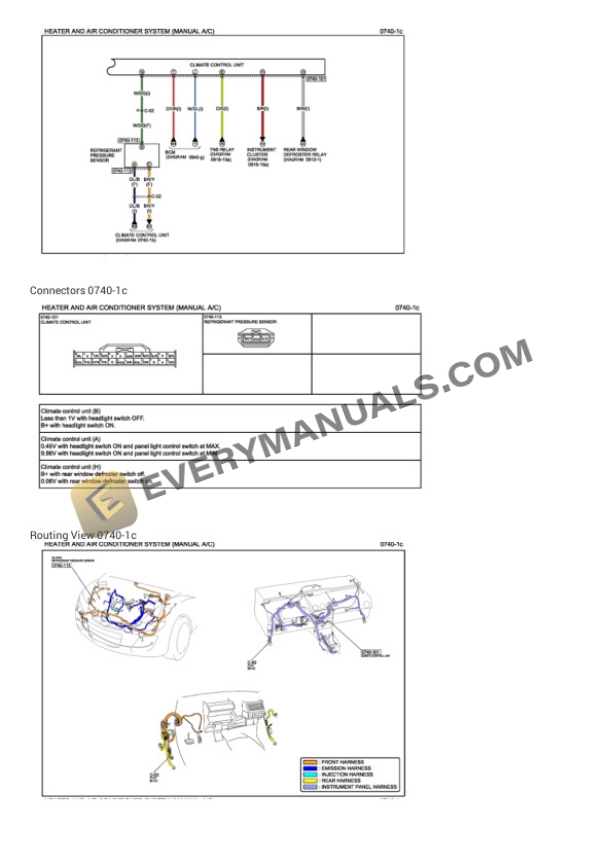 Mazda Truck CX-7 AWD 2010 Electrical Diagrams L4-2.3L Turbo 7 Mazda Truck CX-7 AWD 2010 Electrical Diagrams L4-2.3L Turbo - Image 5