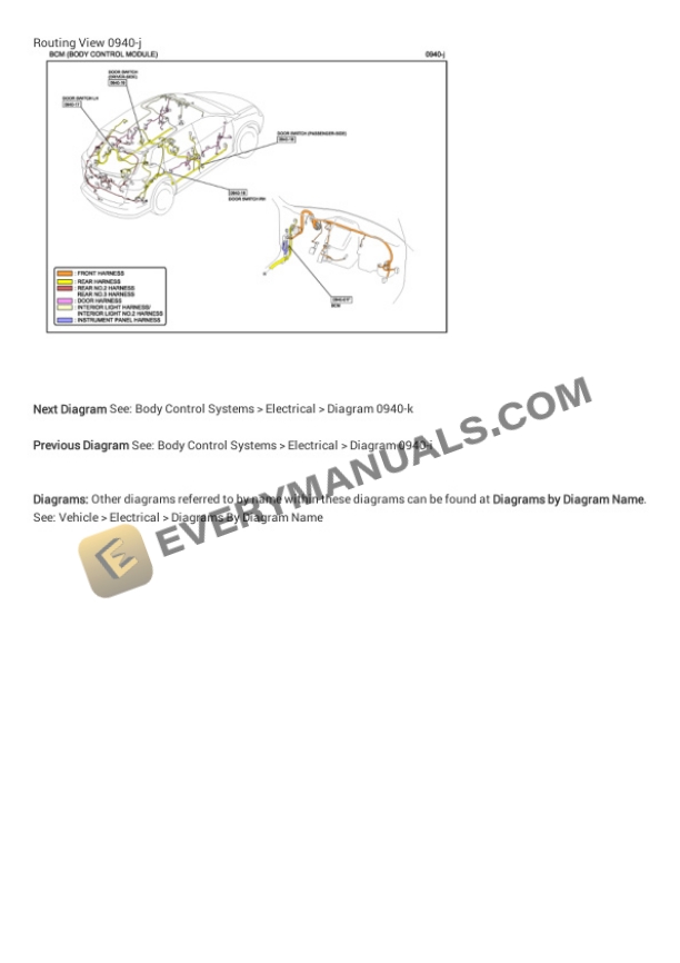 Mazda Truck CX-9 FWD 2012 Electrical Diagrams V6-3.7L 5 Mazda Truck CX-9 FWD 2012 Electrical Diagrams V6-3.7L - Image 3