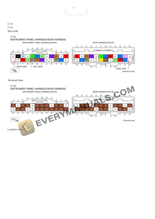 Mazda Truck MX-30 FWD 2023 Electrical Diagrams ELE-Electric Engine (e-SKYACTIV) 4 Mazda Truck MX-30 FWD 2023 Electrical Diagrams ELE-Electric Engine (e-SKYACTIV) - Image 3