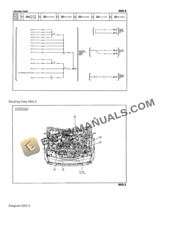 Mazda Truck Tribute 2WD 2005 Electrical Diagrams V6-3.0L DOHC 5 Mazda Truck Tribute 2WD 2005 Electrical Diagrams V6-3.0L DOHC - Image 3
