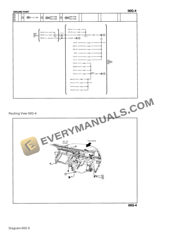 Mazda Truck Tribute 2WD 2006 Electrical Diagrams V6-3.0L DOHC 5 Mazda Truck Tribute 2WD 2006 Electrical Diagrams V6-3.0L DOHC - Image 3