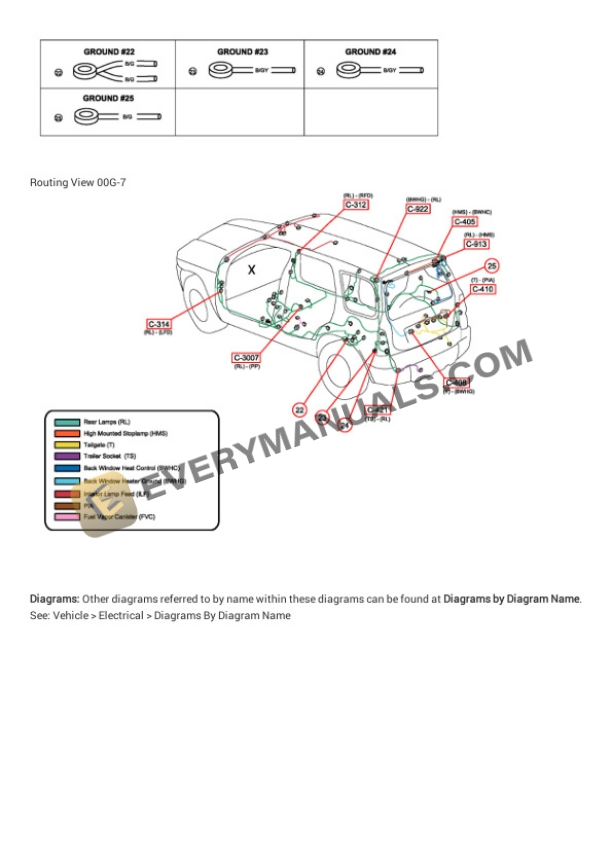 Mazda Truck Tribute 2WD 2009 Electrical Diagrams V6-3.0L 5 Mazda Truck Tribute 2WD 2009 Electrical Diagrams V6-3.0L - Image 3