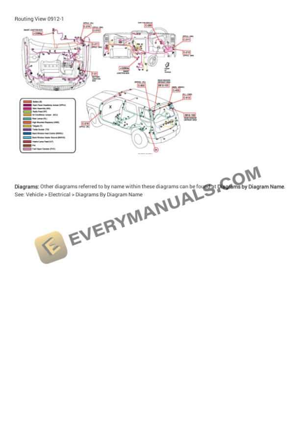 Mazda Truck Tribute 2WD 2009 Electrical Diagrams V6-3.0L 6 Mazda Truck Tribute 2WD 2009 Electrical Diagrams V6-3.0L - Image 4
