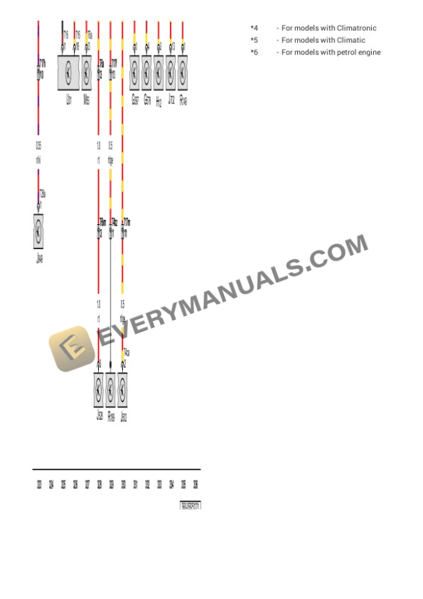 Volkswagen Amarok (S7B) (MEXICO) 2018 Electrical Diagrams L4-2.0L DSL Turbo (CSHA) 5 Volkswagen Amarok (S7B) (MEXICO) 2018 Electrical Diagrams L4-2.0L DSL Turbo (CSHA) - Image 3