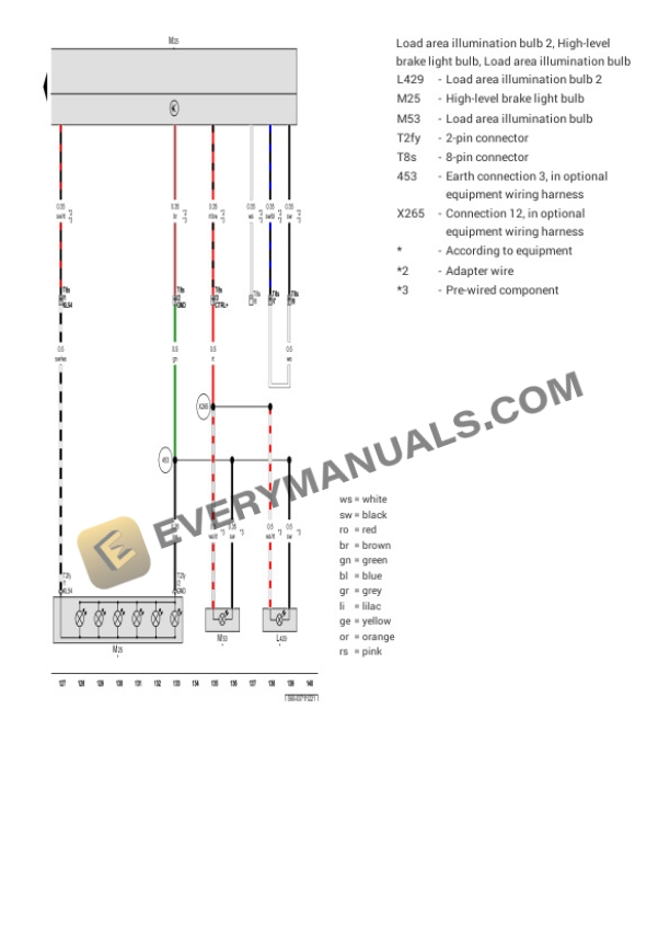 Volkswagen Amarok (S7B) (MEXICO) 2020 Electrical Diagrams L4-2.0L DSL Turbo (CSHA) 5 Volkswagen Amarok (S7B) (MEXICO) 2020 Electrical Diagrams L4-2.0L DSL Turbo (CSHA) - Image 3
