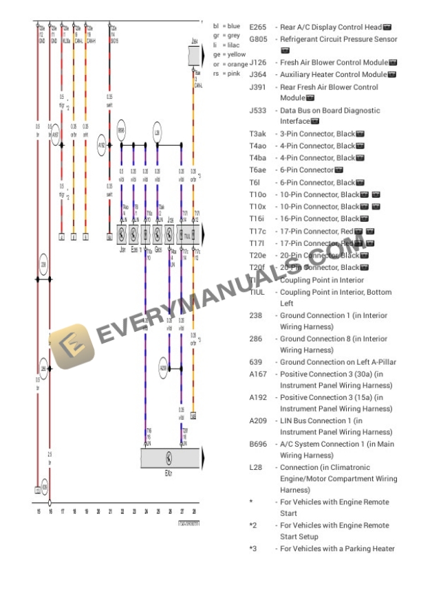 Volkswagen Atlas AWD (CA2) 2022 Electrical Diagrams L4-2.0L Turbo (DTFA) 6 Volkswagen Atlas AWD (CA2) 2022 Electrical Diagrams L4-2.0L Turbo (DTFA) - Image 4