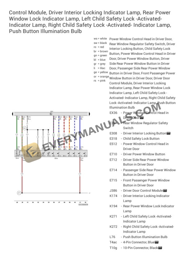 Volkswagen Atlas FWD (CA1) 2020 Electrical Diagrams L4-2.0L Turbo (DCGA) 4 Volkswagen Atlas FWD (CA1) 2020 Electrical Diagrams L4-2.0L Turbo (DCGA) - Image 2