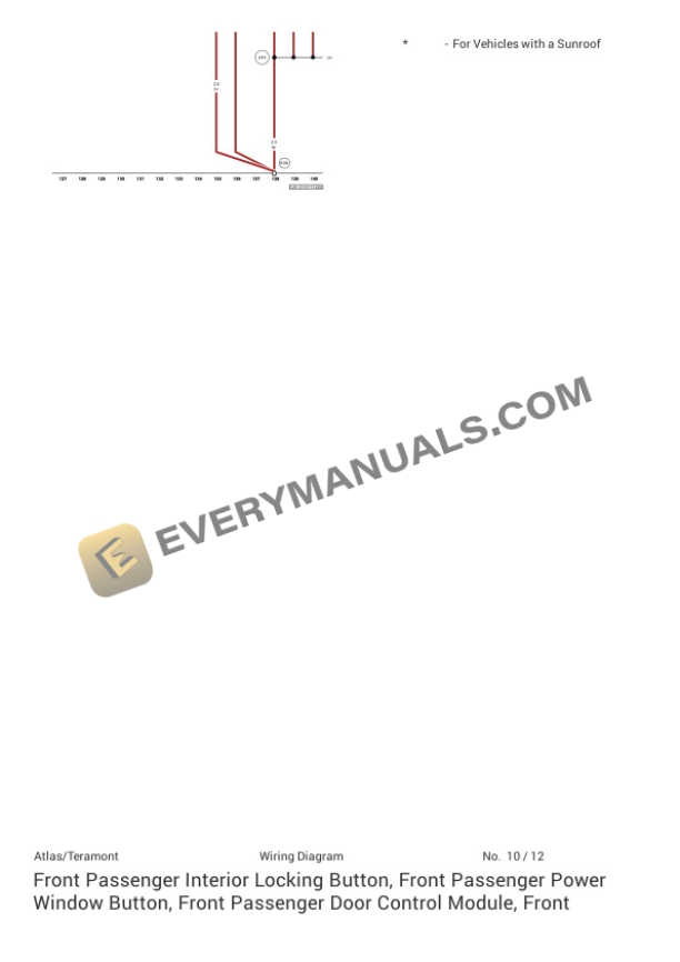 Volkswagen Atlas FWD (CA1) 2020 Electrical Diagrams L4-2.0L Turbo (DCGA) 6 Volkswagen Atlas FWD (CA1) 2020 Electrical Diagrams L4-2.0L Turbo (DCGA) - Image 4