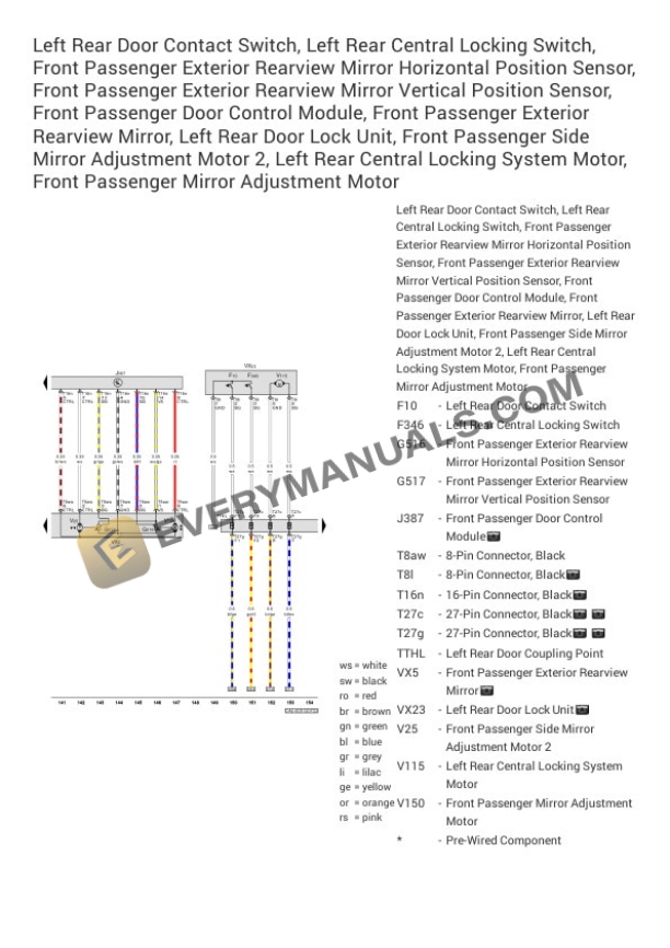 Volkswagen Atlas FWD (CA2) 2021 Electrical Diagrams V6-3.6L (CDVC) 4 Volkswagen Atlas FWD (CA2) 2021 Electrical Diagrams V6-3.6L (CDVC) - Image 2