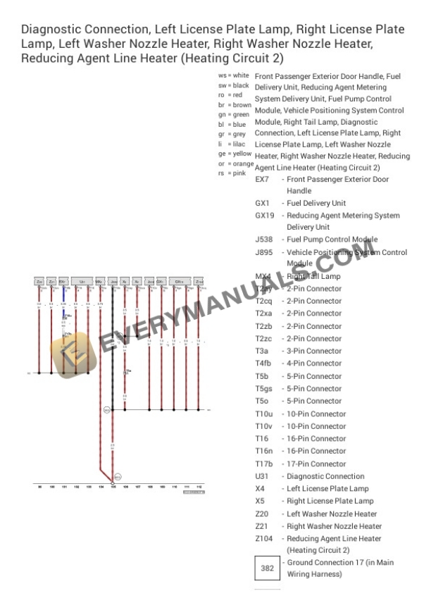 Volkswagen Beetle (5C2) 2018 Electrical Diagrams L4-2.0L Turbo (DDSB) 5 Volkswagen Beetle (5C2) 2018 Electrical Diagrams L4-2.0L Turbo (DDSB) - Image 3