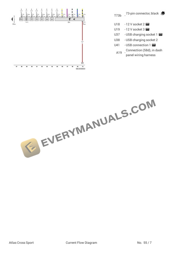 Volkswagen Cross Sport AWD (CMC) (MEXICO) 2022 Electrical Diagrams V6-3.6L (CDVC) 6 Volkswagen Cross Sport AWD (CMC) (MEXICO) 2022 Electrical Diagrams V6-3.6L (CDVC) - Image 4