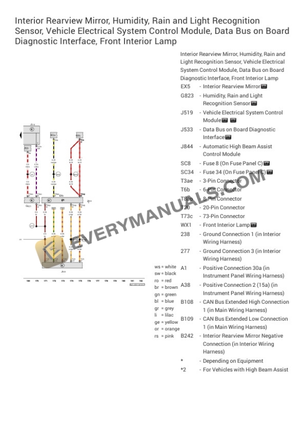 Volkswagen Golf (AU1) 2016 Electrical Diagrams L4-1.8L Turbo (CXBB) 4 Volkswagen Golf (AU1) 2016 Electrical Diagrams L4-1.8L Turbo (CXBB) - Image 2