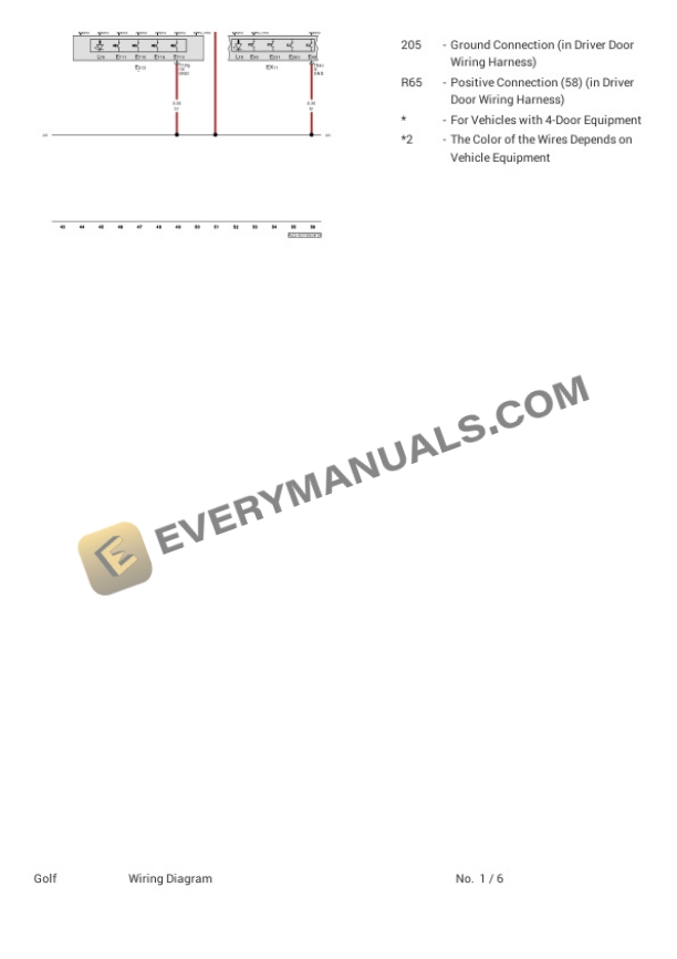 Volkswagen GTI (AU2) 2019 Electrical Diagrams L4-2.0L Turbo (DKFA) 4 Volkswagen GTI (AU2) 2019 Electrical Diagrams L4-2.0L Turbo (DKFA) - Image 2