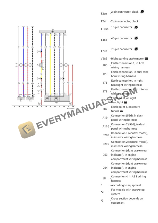 Volkswagen Jetta (BU3) (MEXICO) 2021 Electrical Diagrams L4-1.4L Turbo (CZDA) 4 Volkswagen Jetta (BU3) (MEXICO) 2021 Electrical Diagrams L4-1.4L Turbo (CZDA) - Image 2