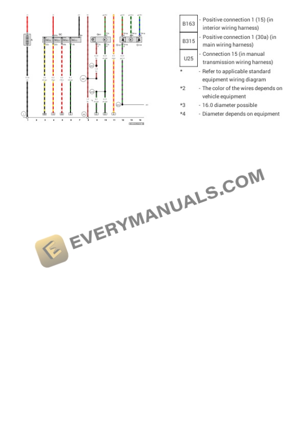 Volkswagen Jetta GLI (163) 2018 Electrical Diagrams L4-2.0L Turbo (CPPA) 4 Volkswagen Jetta GLI (163) 2018 Electrical Diagrams L4-2.0L Turbo (CPPA) - Image 2