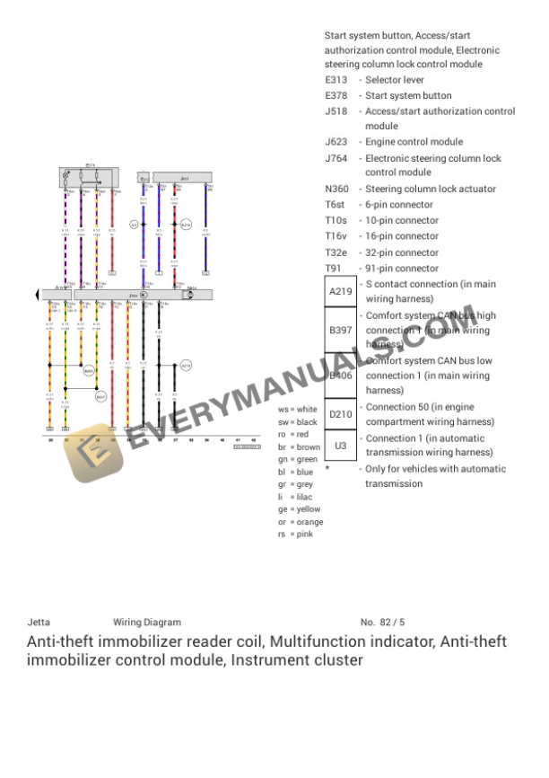Volkswagen Jetta GLI (163) 2018 Electrical Diagrams L4-2.0L Turbo (CPPA) 6 Volkswagen Jetta GLI (163) 2018 Electrical Diagrams L4-2.0L Turbo (CPPA) - Image 4