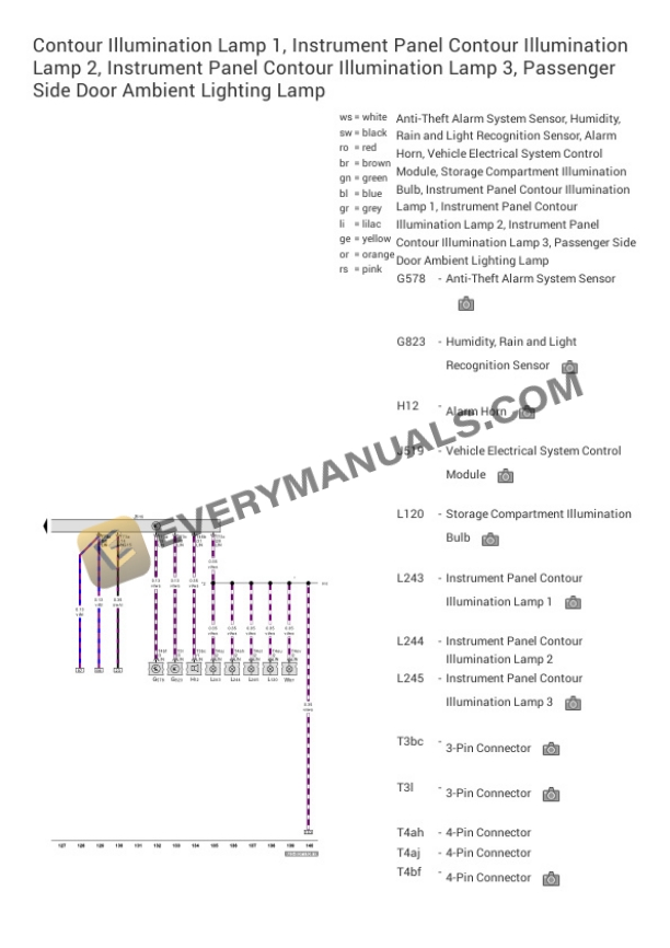 Volkswagen Jetta Sedan (BU3) 2019 Electrical Diagrams L4-1.4L Turbo (DGXA) 7 Volkswagen Jetta Sedan (BU3) 2019 Electrical Diagrams L4-1.4L Turbo (DGXA) - Image 5