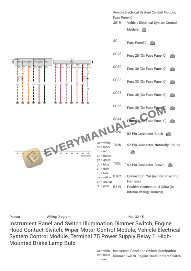 Volkswagen Passat Sedan (A34) 2022 Electrical Diagrams L4-2.0L Turbo (DTEA) 4 Volkswagen Passat Sedan (A34) 2022 Electrical Diagrams L4-2.0L Turbo (DTEA) - Image 2