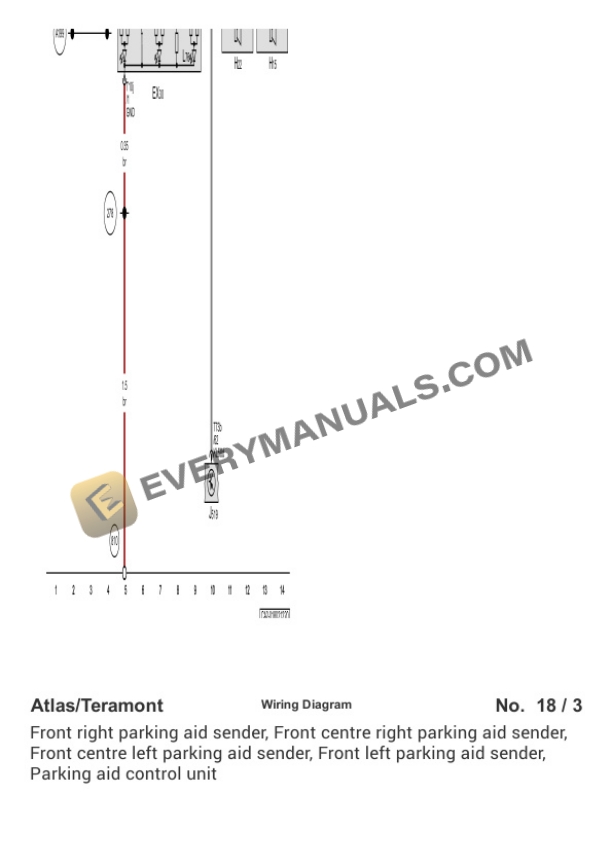 Volkswagen Teramont AWD (CA2) (MEXICO) 2021 Electrical Diagrams V6-3.6L (CDVC) 7 Volkswagen Teramont AWD (CA2) (MEXICO) 2021 Electrical Diagrams V6-3.6L (CDVC) - Image 5