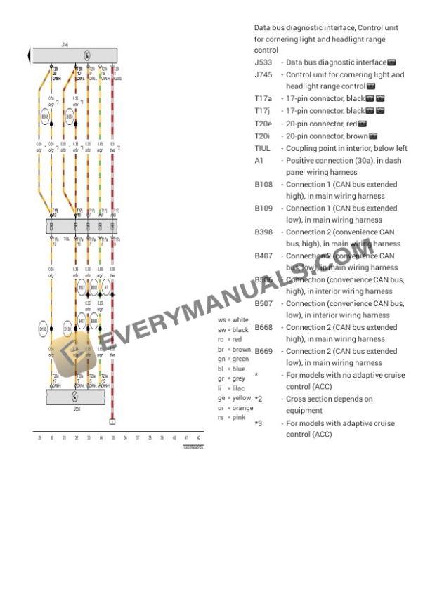 Volkswagen Teramont FWD (CA2) (MEXICO) 2022 Electrical Diagrams L4-2.0L Turbo (DCGA) 6 Volkswagen Teramont FWD (CA2) (MEXICO) 2022 Electrical Diagrams L4-2.0L Turbo (DCGA) - Image 4