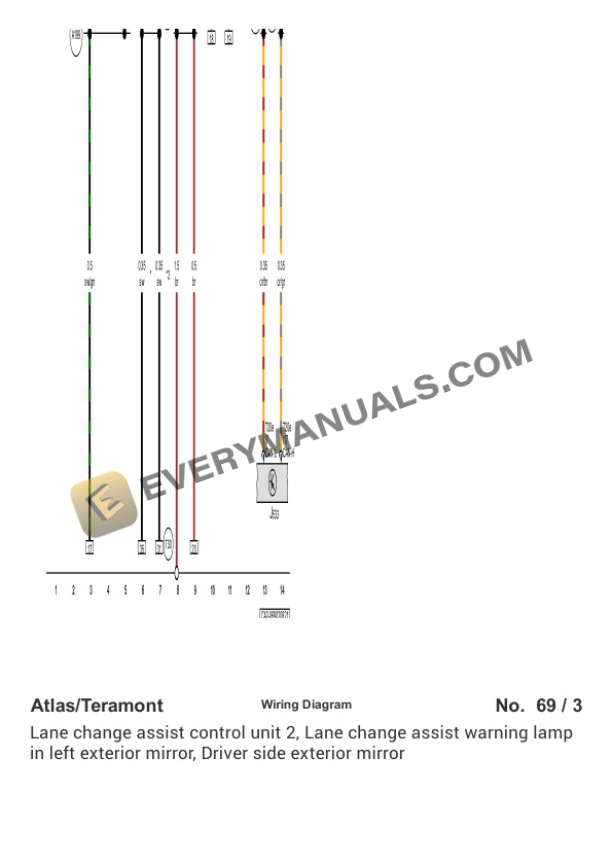 Volkswagen Teramont FWD (CA2) (MEXICO) 2023 Electrical Diagrams L4-2.0L Turbo (DCGA) 6 Volkswagen Teramont FWD (CA2) (MEXICO) 2023 Electrical Diagrams L4-2.0L Turbo (DCGA) - Image 4