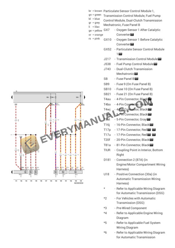 Volkswagen Tiguan 4Motion (BJ2) 2022 Electrical Diagrams L4-2.0L Turbo (DTEA) 4 Volkswagen Tiguan 4Motion (BJ2) 2022 Electrical Diagrams L4-2.0L Turbo (DTEA) - Image 2