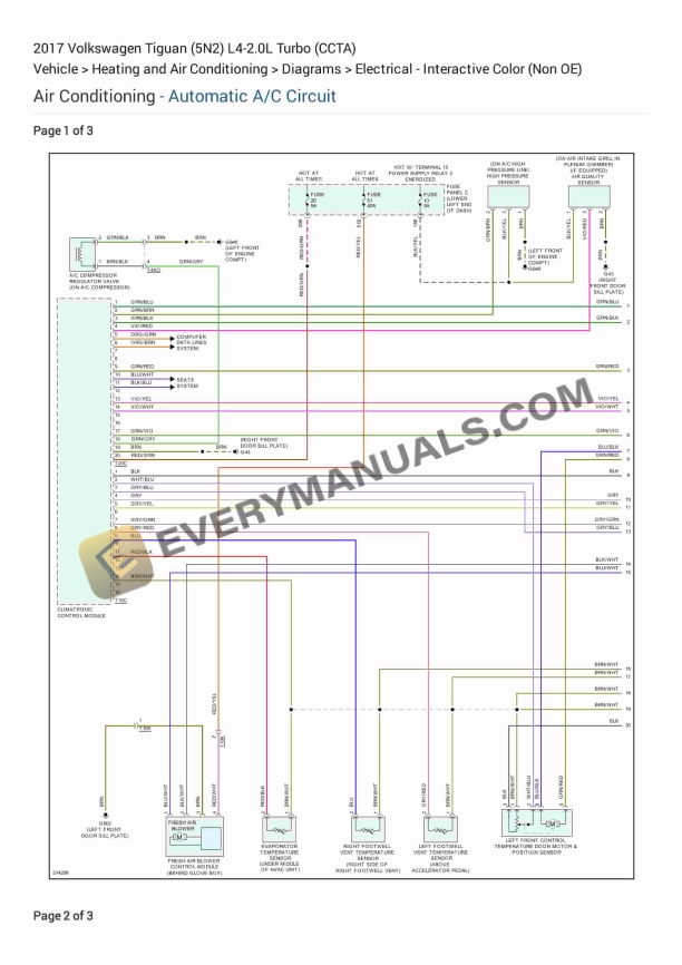 volkswagen tiguan 5n2 2017 electrical diagrams l4 20l turbo ccta 1