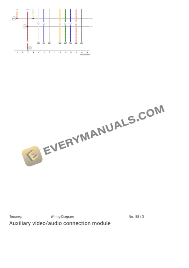 Volkswagen Touareg (7P6) 2016 Electrical Diagrams V6-3.0L DSL Turbo (CNRB) 7 Volkswagen Touareg (7P6) 2016 Electrical Diagrams V6-3.0L DSL Turbo (CNRB) - Image 5