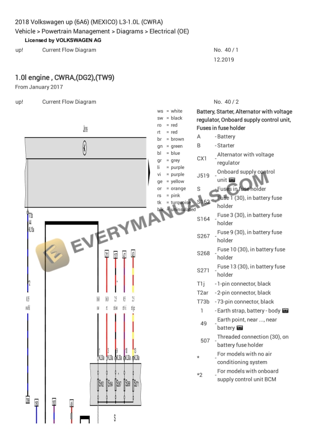 volkswagen up 6a6 mexico 2018 electrical diagrams l3 10l cwra 1