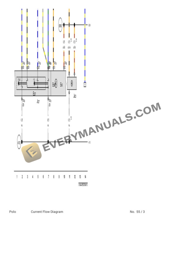 Volkswagen Vento (604) (MEXICO) 2019 Electrical Diagrams L4-1.6L (CLSA) 6 Volkswagen Vento (604) (MEXICO) 2019 Electrical Diagrams L4-1.6L (CLSA) - Image 4