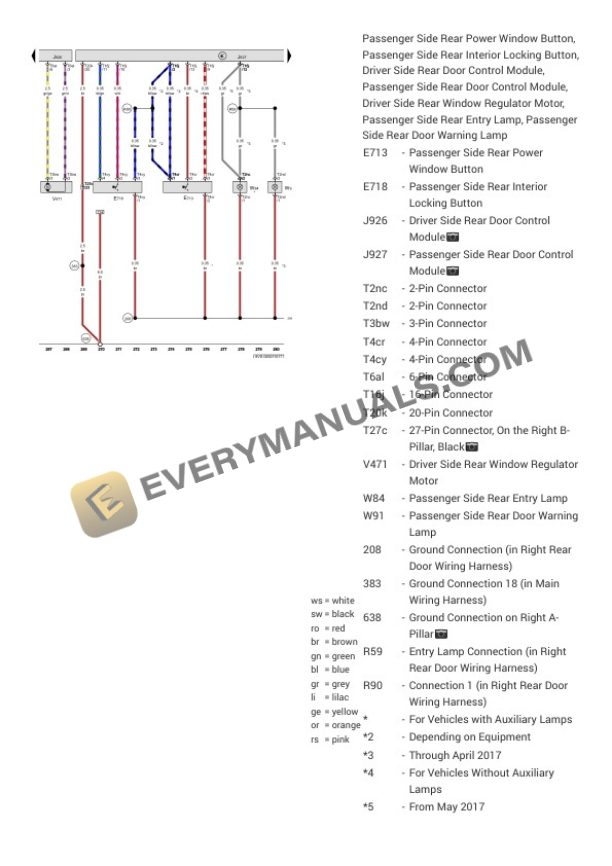 Audi A3 Sedan (8VM) 2019 Electrical Diagrams L4-2.0L Turbo (CZRA) 4 Audi A3 Sedan (8VM) 2019 Electrical Diagrams L4-2.0L Turbo (CZRA) - Image 2