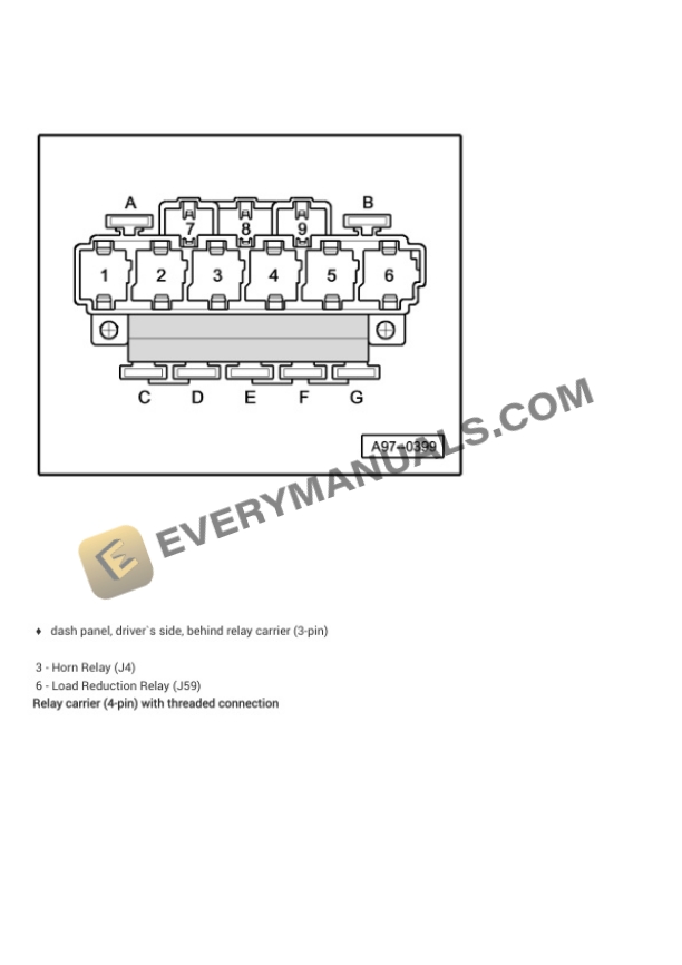 Audi A4 Cabriolet (8H7) 2004 Electrical Diagrams L4-1.8L Turbo (AMB) 4 Audi A4 Cabriolet (8H7) 2004 Electrical Diagrams L4-1.8L Turbo (AMB) - Image 2