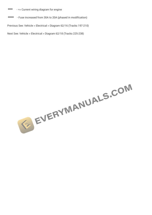 Audi A4 Quattro Sedan (8E2) 2005 Electrical Diagrams V6-3.0L (BGN) 6 Audi A4 Quattro Sedan (8E2) 2005 Electrical Diagrams V6-3.0L (BGN) - Image 4