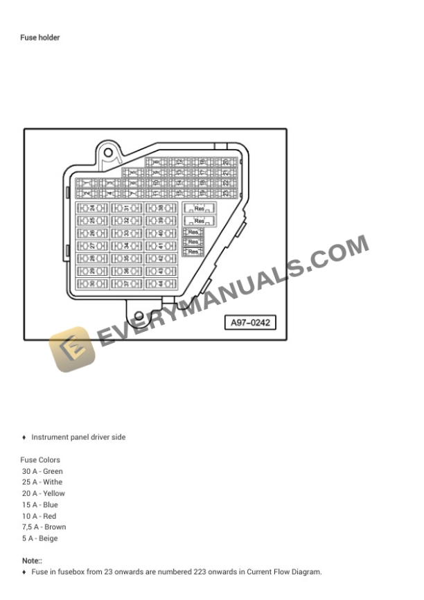 Audi A4 Sedan (8E2) 2005 Electrical Diagrams L4-1.8L Turbo (AMB) 4 Audi A4 Sedan (8E2) 2005 Electrical Diagrams L4-1.8L Turbo (AMB) - Image 2