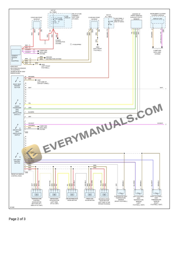 Audi A4 Sedan (8W2) 2017 Electrical Diagrams L4-2.0L Turbo (CYMC) 4 Audi A4 Sedan (8W2) 2017 Electrical Diagrams L4-2.0L Turbo (CYMC) - Image 2