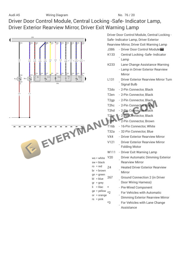 Audi A5 Quattro Cabriolet 45 (F5E) 2022 Electrical Diagrams L4-2.0L Turbo (DPAA) MHEV 4 Audi A5 Quattro Cabriolet 45 (F5E) 2022 Electrical Diagrams L4-2.0L Turbo (DPAA) MHEV - Image 2