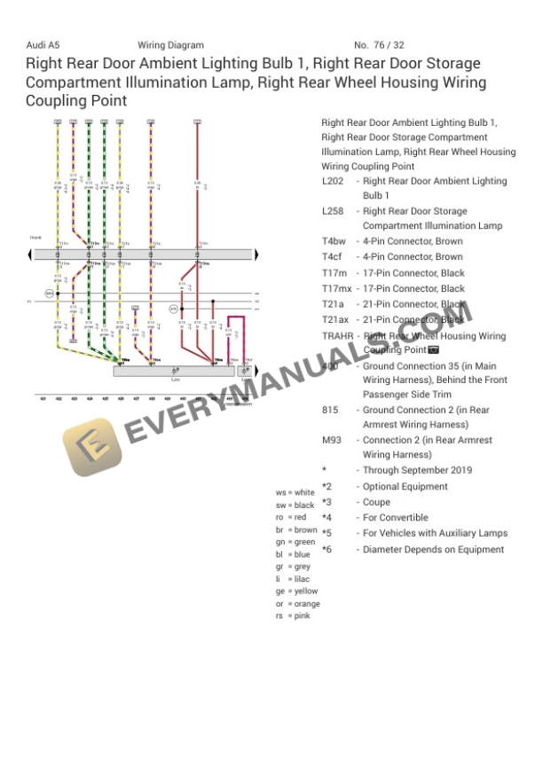Audi A5 Quattro Coupe 45 (F5P) 2022 Electrical Diagrams L4-2.0L Turbo (DPAA) MHEV 4 Audi A5 Quattro Coupe 45 (F5P) 2022 Electrical Diagrams L4-2.0L Turbo (DPAA) MHEV - Image 2