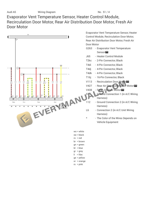 Audi A5 Quattro Sportback 45 (F5F) 2022 Electrical Diagrams L4-2.0L Turbo (DPAA) MHEV 7 Audi A5 Quattro Sportback 45 (F5F) 2022 Electrical Diagrams L4-2.0L Turbo (DPAA) MHEV - Image 5