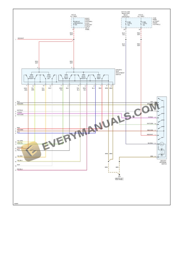 Audi A8 Quattro Sedan (4D2) 2003 Electrical Diagrams V8-4.2L (AUX) 4 Audi A8 Quattro Sedan (4D2) 2003 Electrical Diagrams V8-4.2L (AUX) - Image 2