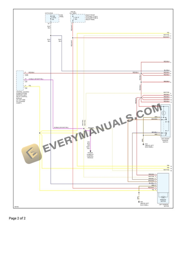 Audi A8 Quattro Sedan (4D2) 2003 Electrical Diagrams V8-4.2L (AUX) 5 Audi A8 Quattro Sedan (4D2) 2003 Electrical Diagrams V8-4.2L (AUX) - Image 3