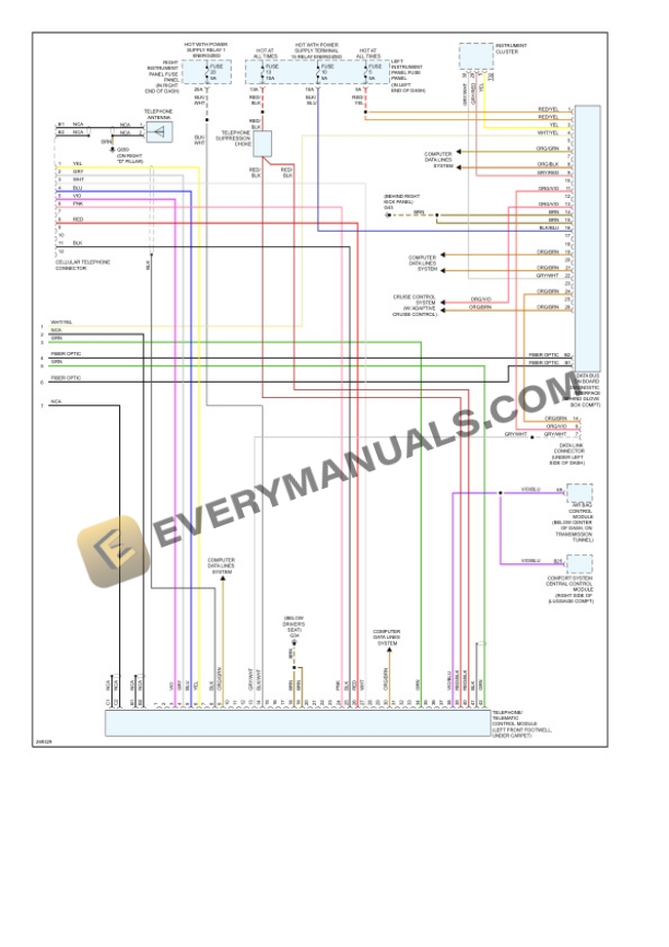 Audi A8 Quattro Sedan (4E2) 2007 Electrical Diagrams V8-4.2L (BVJ) 4 Audi A8 Quattro Sedan (4E2) 2007 Electrical Diagrams V8-4.2L (BVJ) - Image 2