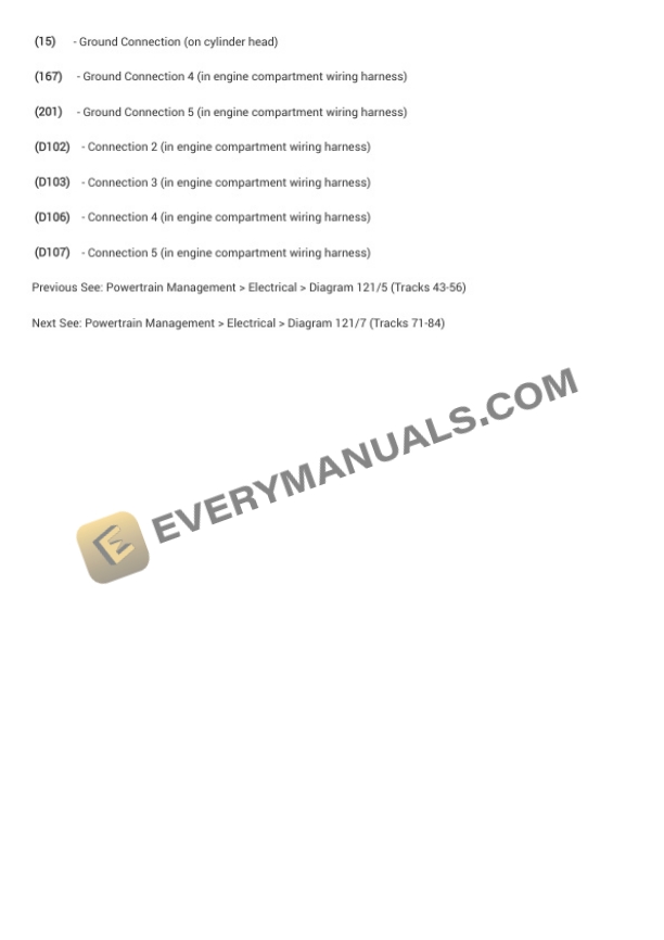Audi A8 Quattro Sedan (4E2) 2007 Electrical Diagrams V8-4.2L (BVJ) 6 Audi A8 Quattro Sedan (4E2) 2007 Electrical Diagrams V8-4.2L (BVJ) - Image 4
