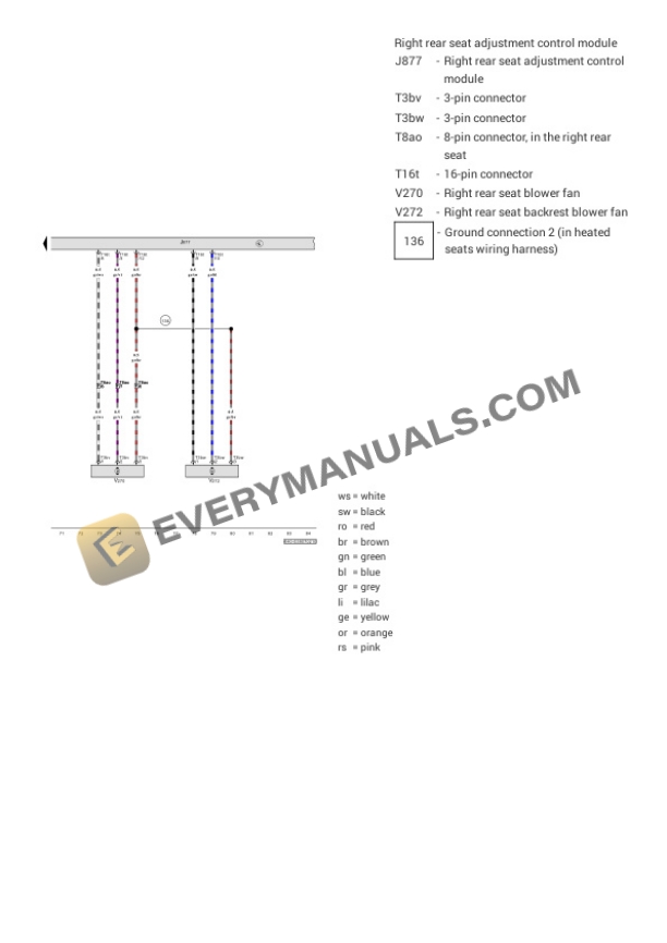 Audi A8 Quattro Sedan (4HC) (CANADA) 2017 Electrical Diagrams V8-4.0L Turbo (CTGF) 5 Audi A8 Quattro Sedan (4HC) (CANADA) 2017 Electrical Diagrams V8-4.0L Turbo (CTGF) - Image 3