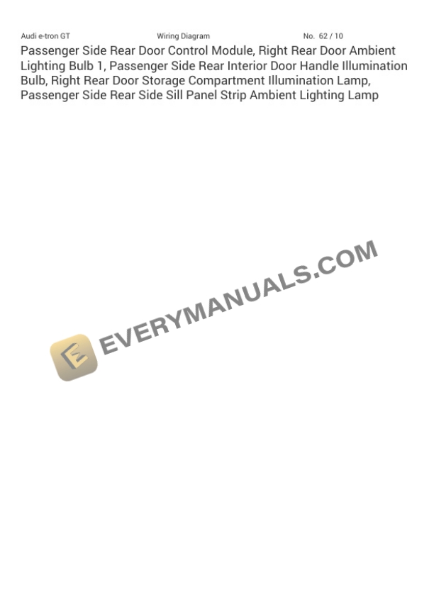 Audi e-tron GT Quattro (F83) 2023 Electrical Diagrams ELE-Electric Engine (EBGA) 6 Audi e-tron GT Quattro (F83) 2023 Electrical Diagrams ELE-Electric Engine (EBGA) - Image 4